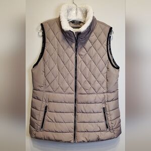 304. Calvin Klein Performance Sherpa Collar Puffer Vest